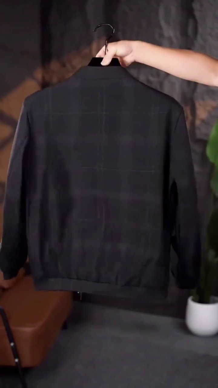 Classic Black Lightweight Bomber Jacket - Image 2