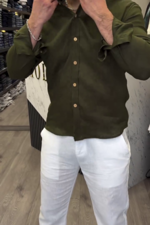 Cotton Shirt for Men Casual Full Sleeves Cotton Shirt