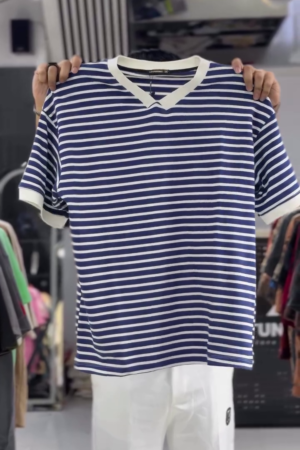 Men Self Design Polo Collar Cotton T-shirt
